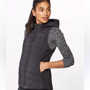 lululemon athletica Black Hooded Vest